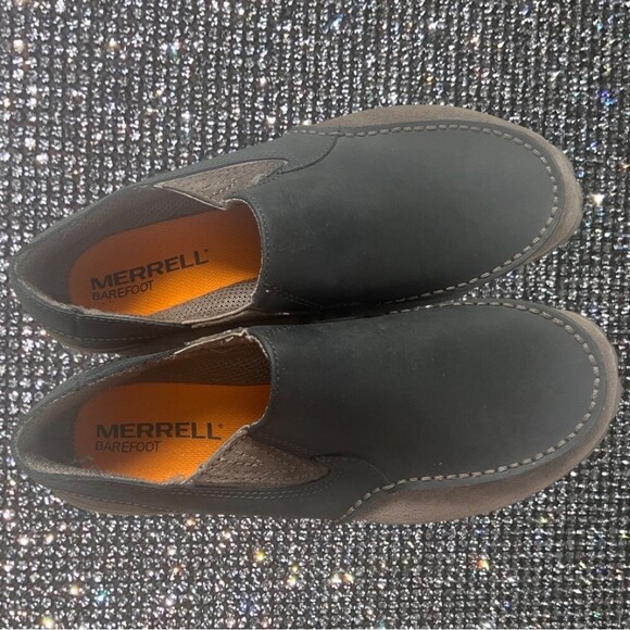 Merrell barefoot loafer slip on shoes outdoors vibram sole grippy outdoorsman main image 5